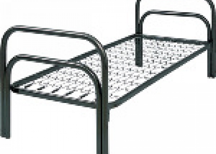 Кровати металлические для казарм, двухъярусные опт 3