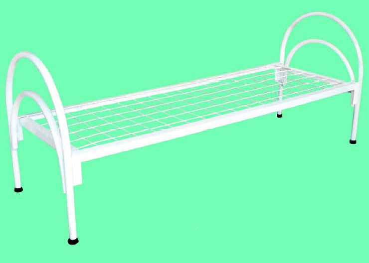 Кровати металлические для казарм, двухъярусные опт 4