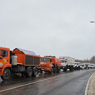 Рабочее движение по дублеру Борского моста и объездную дорогу города Бор открыли 4 ноября 2