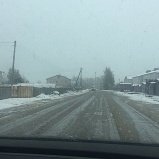 Снег выпал с нескольких районах Нижегородской области в ночь на 12 мая 2