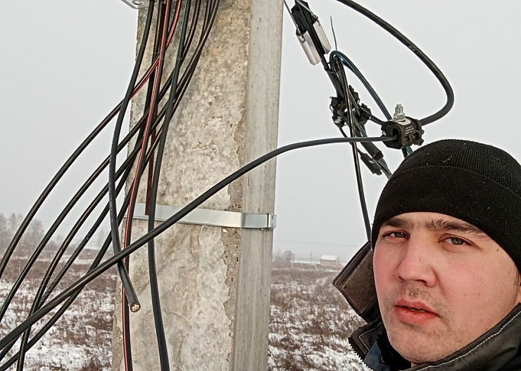 Подключю СИП на ваших опорах 3