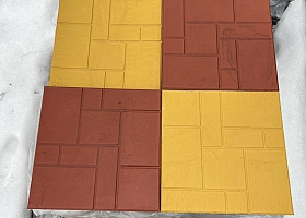 Полимер песчанная плитка 500*500*40 и брусчатка.
