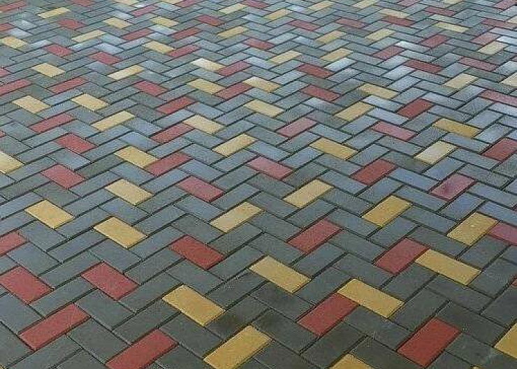 Полимерпесчаная плитка 500*500*40, Брусчатка цвет. 3