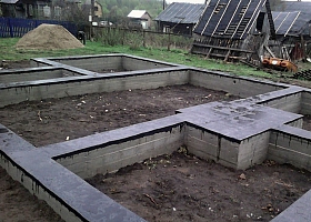 Фундаментные работы.