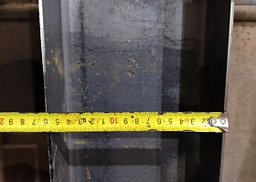 Швеллер стальной 65mm*160mm*2.5mm