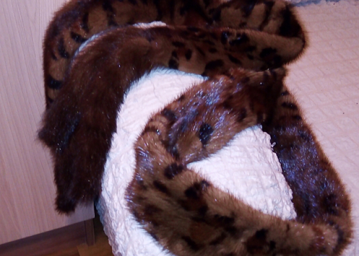 Пояс от норковой шубы 2