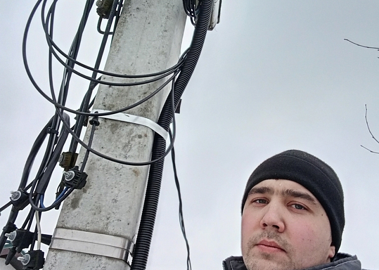 Подключю СИП на ваших опорах 4