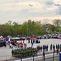 Борские школьники маршировали на плацу 4