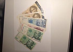 Обмен старых крон, датские, чешские, шведские