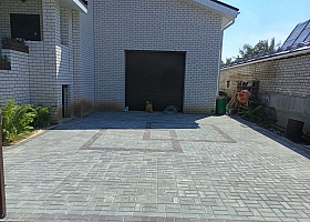 Укладка брусчатки