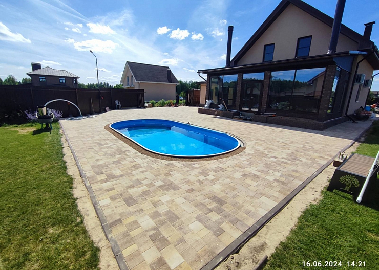 Укладка брусчатки 2