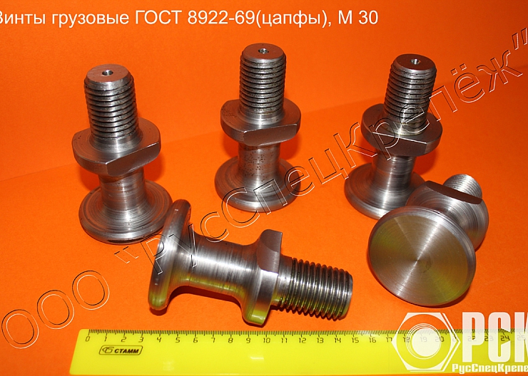 Винт грузовой гост 8922-69 (цапфа) 2