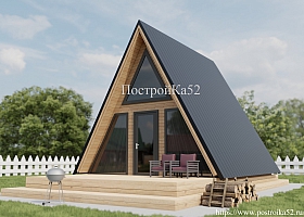 Строительство А-фрейм дома в Нижегородской области