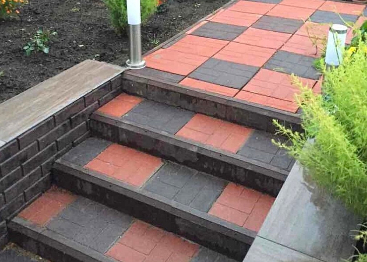 Полимерпесчаная плитка 500*500*40, Брусчатка цвет. 2