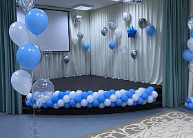 Оформление выпускных, юбилеев, свадеб.