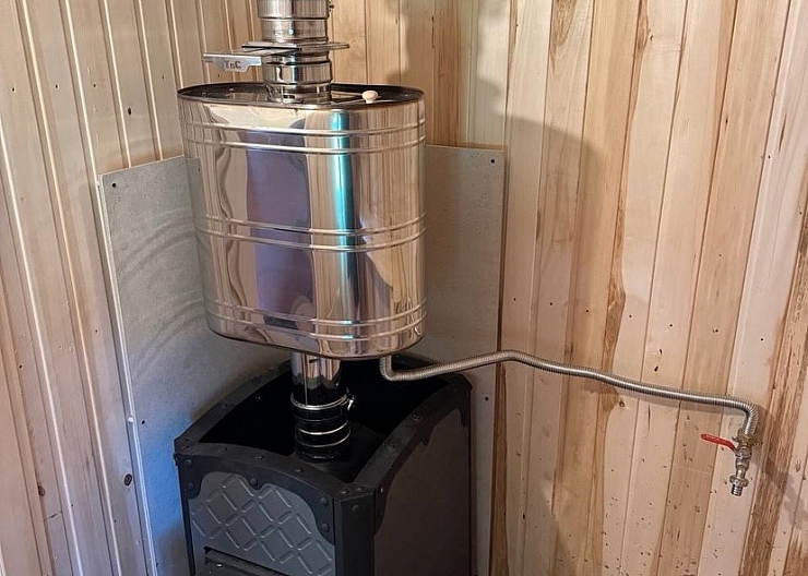 Установка банных печей в баню 2