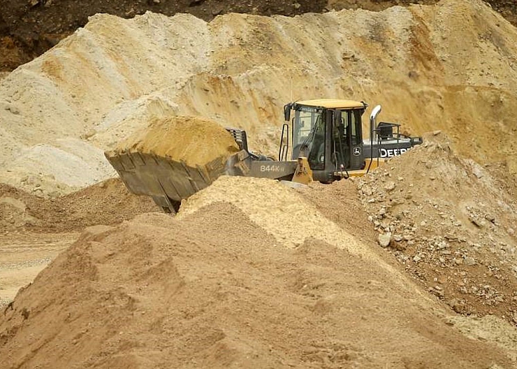 Песок карьерный намывной речной