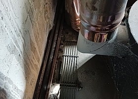 Печь на отработке