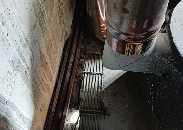 Печь на отработке