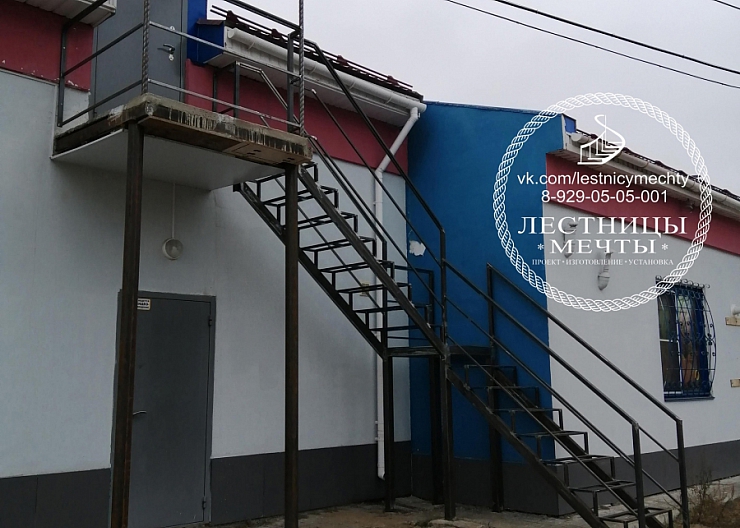 Лестницы на металлическом каркасе, металлокаркасы 4