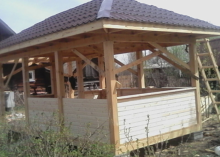 Строительство домов  беседок бань сварочные работы 2