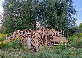 Дрова безплатно самовывоз.