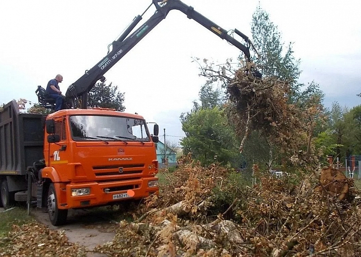 Вывоз мусора ломовозом 30 м3 /демонтаж 2
