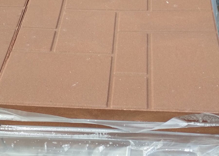 Полимер песчанная плитка 500*500*40 и брусчатка. 3