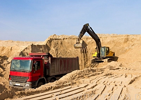 Песок карьерный