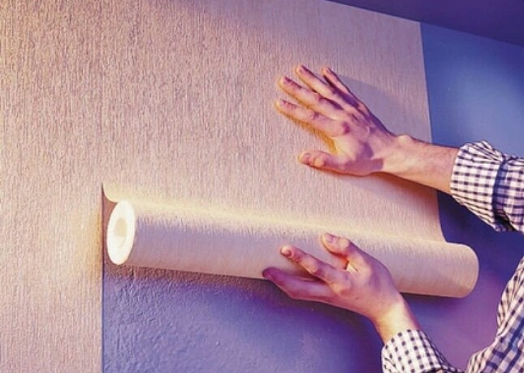 Профессиональная поклейка обоев.