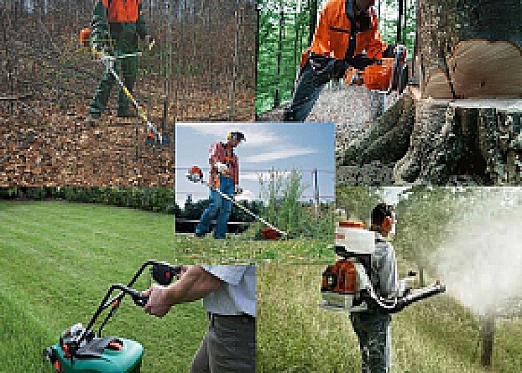 Обрезка деревьев  Разчистка участка  покос травы. 2