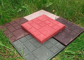 Полимерпесчаная плитка 500*500*40, Брусчатка цвет.